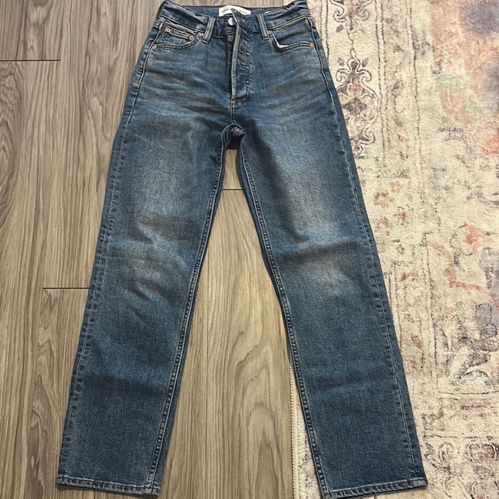 Denim Forum Arlo High Rise Blue Jeans
